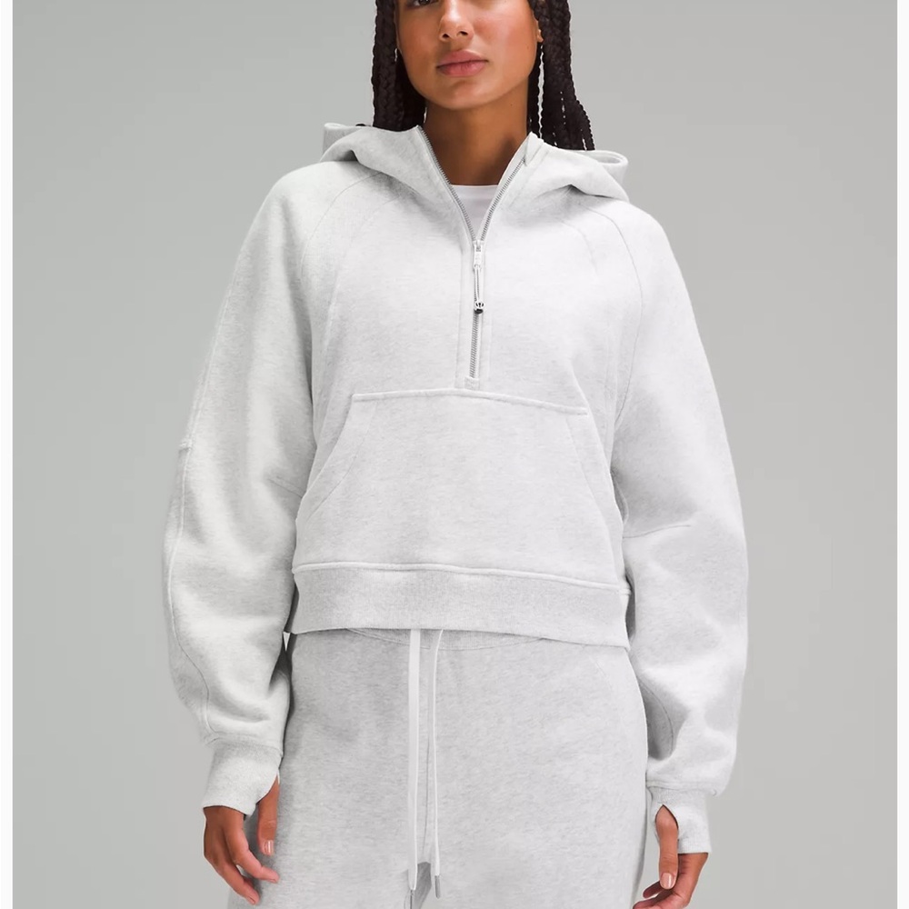 lululemon cropped scuba hoodie
